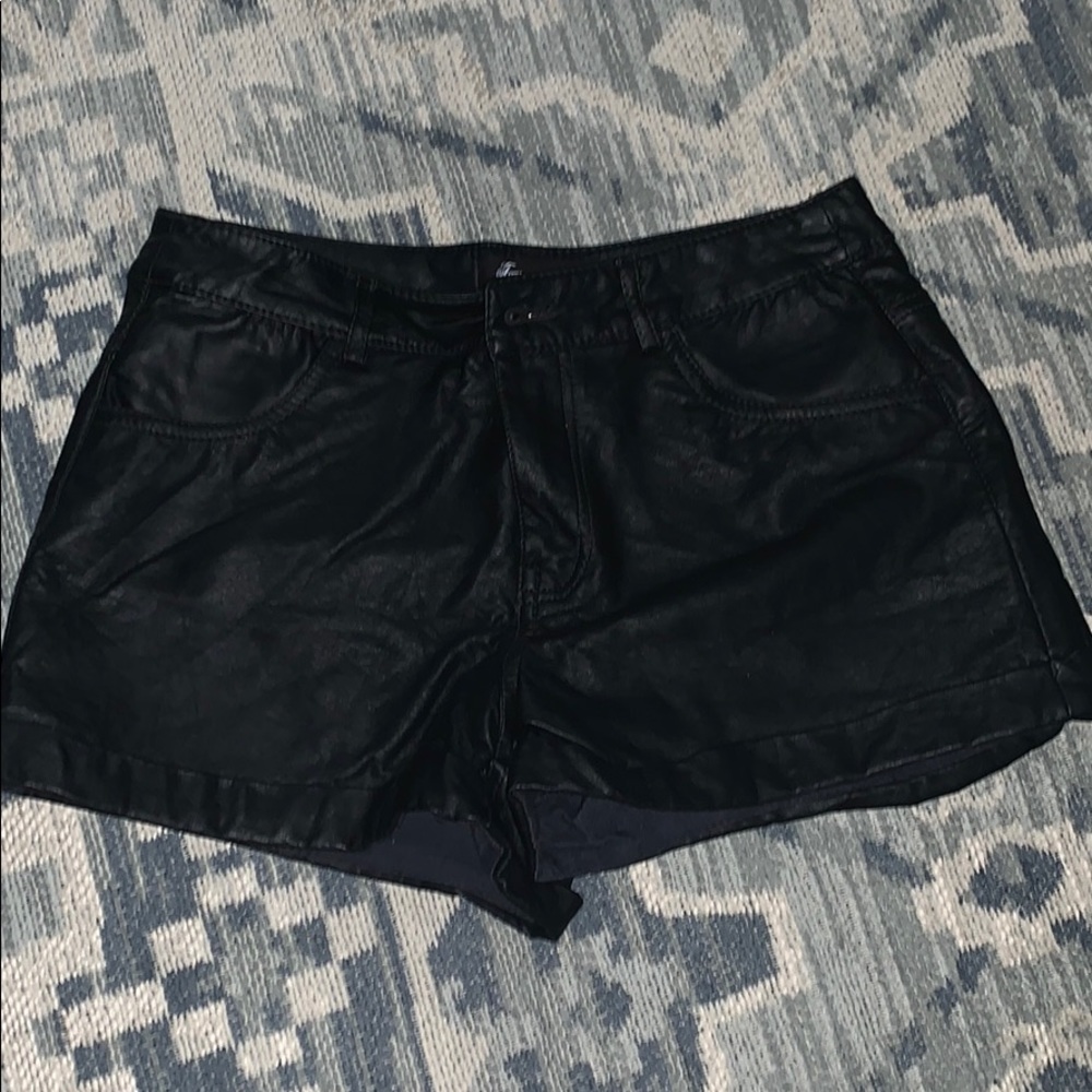 Forever21 Leather Shorts